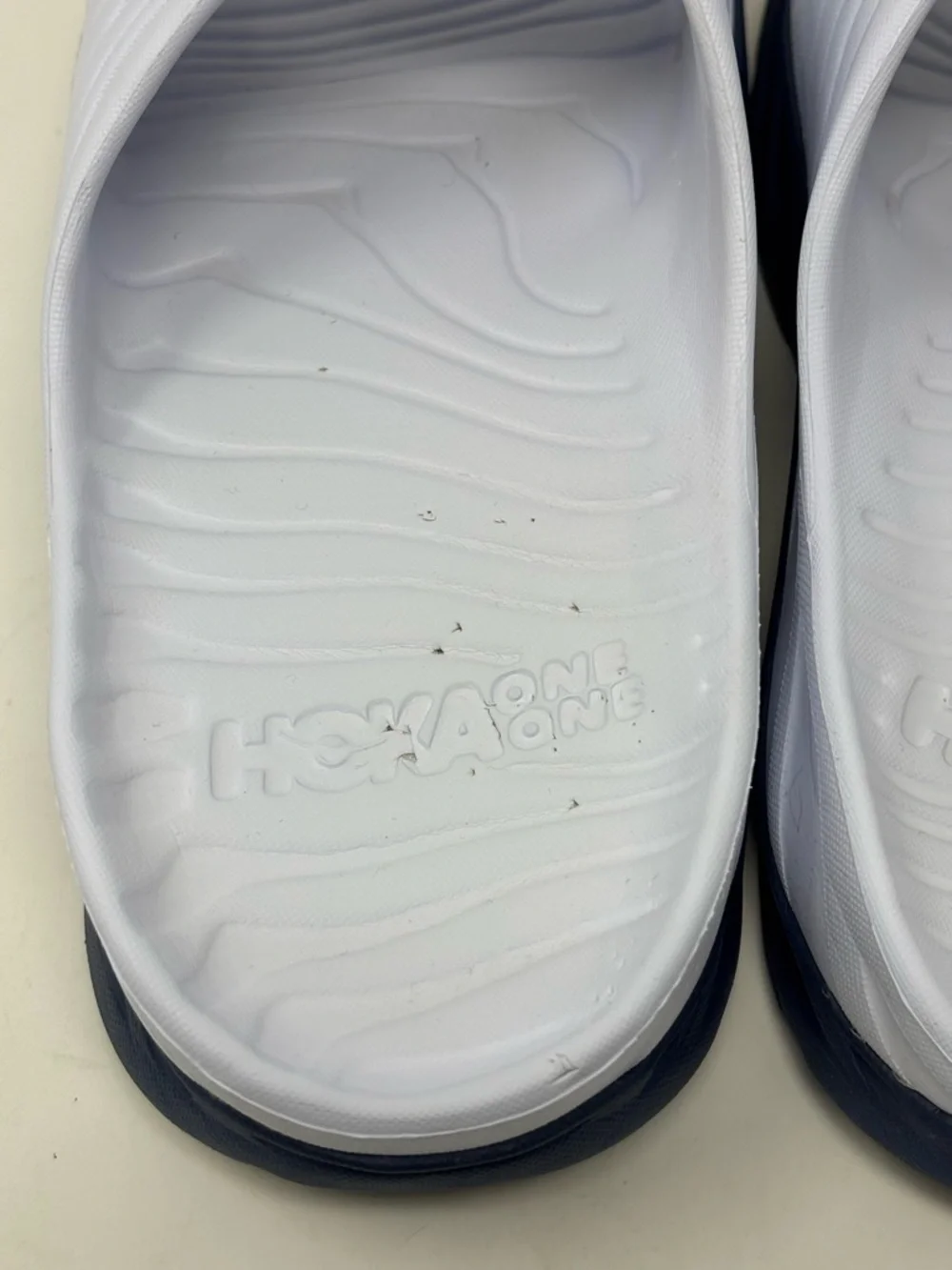 HOKA Ora Recovery Slides Sandals Men’s Size 10 White - Picture 6 of 13